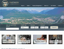 Tablet Screenshot of partnersre.com